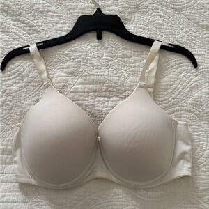 Cream Molded Cup Bra  for Women size 75D